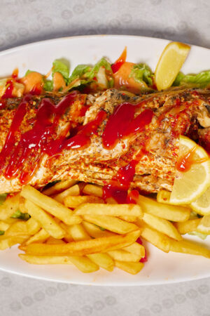 Grilled Croaker Fish